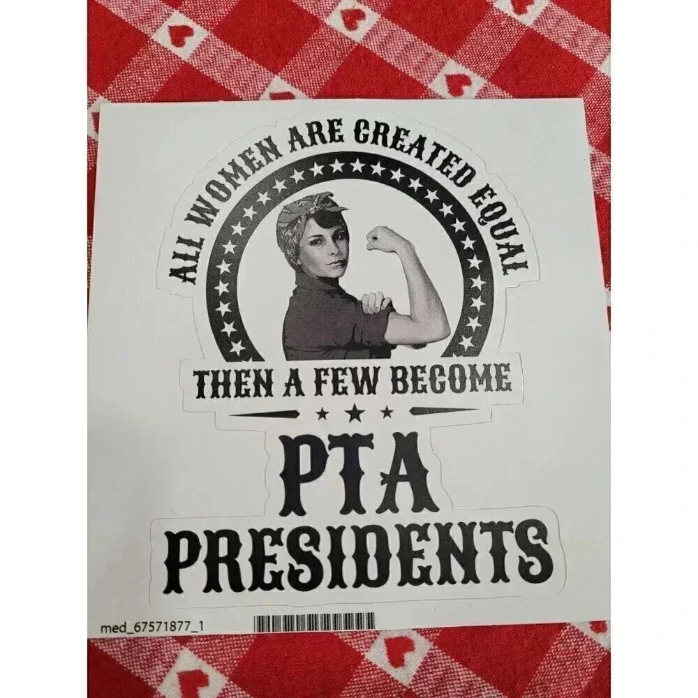 PTA President medium sticker‎ #3